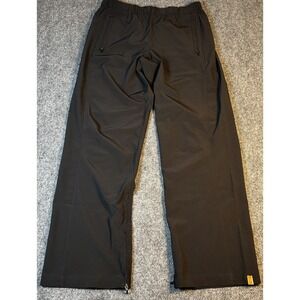 Lucy Pants Women's Small/Short Black Stretch Mid Rise Wide‎ Leg Drawstring